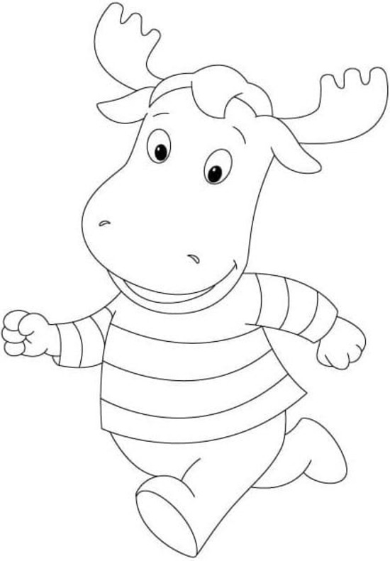 Tekenen Backyardigans gratis afdrukbaar eenvoudig