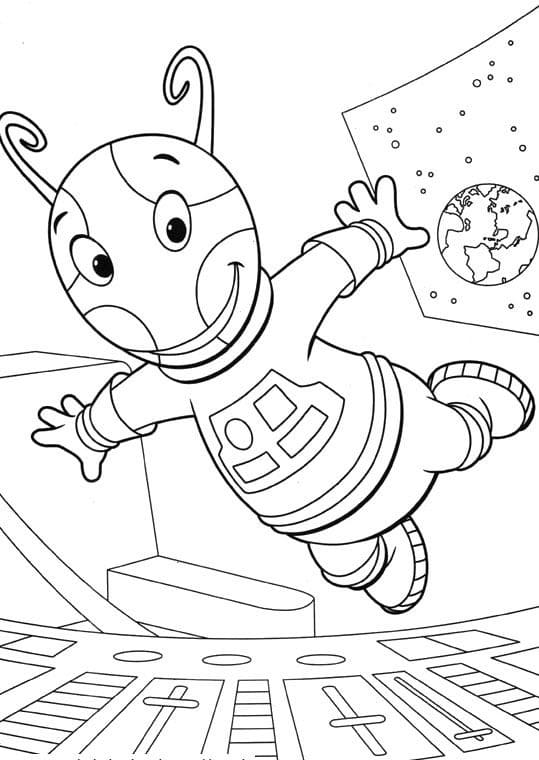 Tekenen Backyardigans gratis basis
