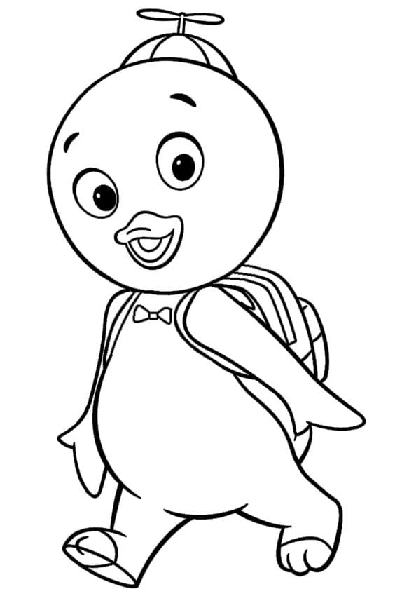 Tekenen Backyardigans gratis eenvoudig