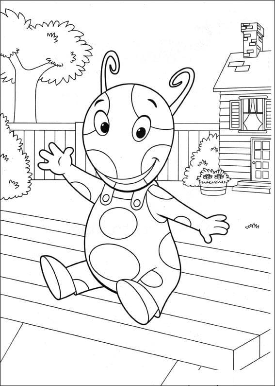 Tekenen Backyardigans gratis simpel