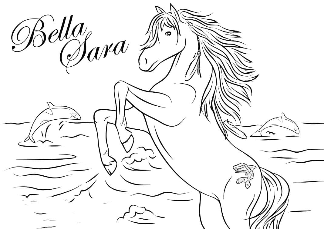 Tekenen Bella Sara eenvoudig