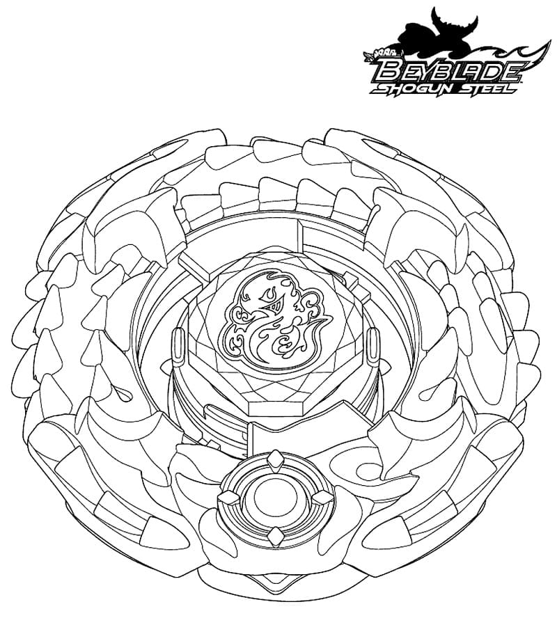 Tekenen Beyblade 1