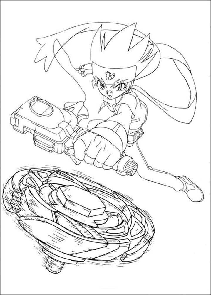 Tekenen Beyblade 4