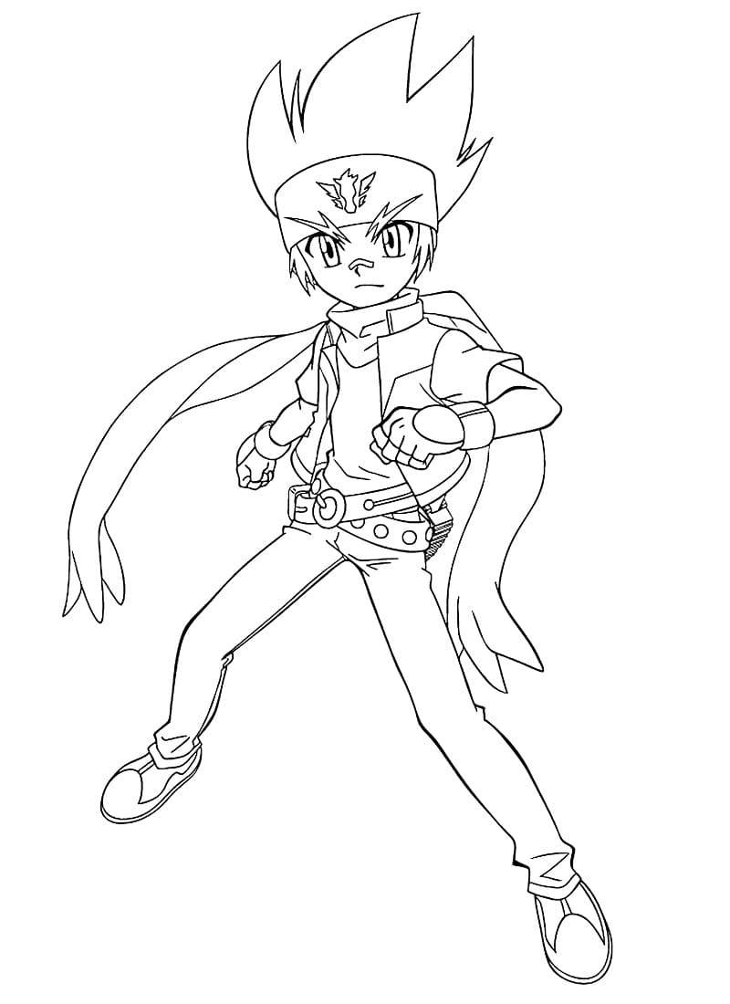 Tekenen Beyblade gratis afdrukbaar basis