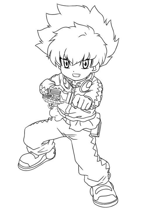 Tekenen Beyblade simpel