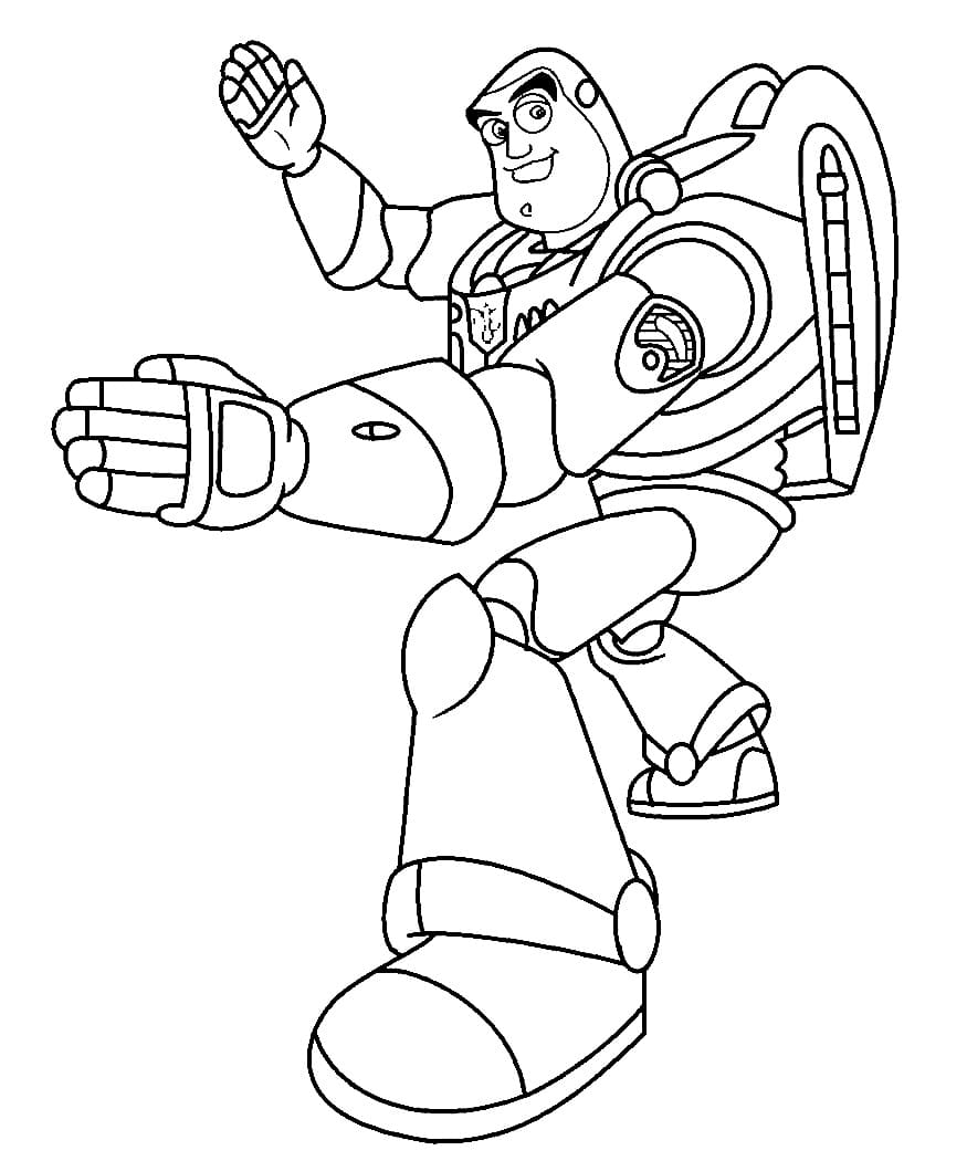 Tekenen Buzz Lightyear 1