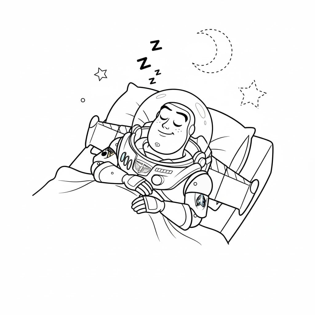 Tekenen Buzz Lightyear 4
