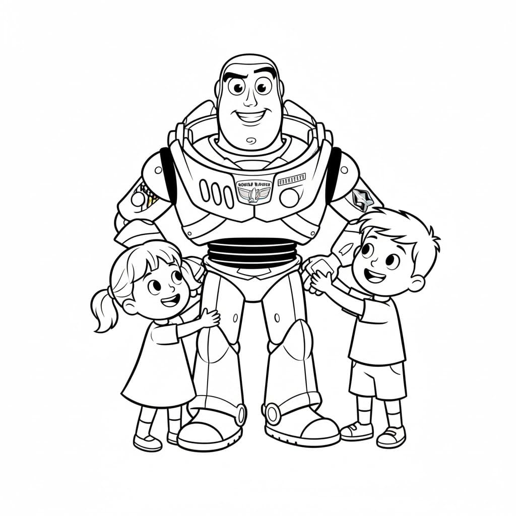 Tekenen Buzz Lightyear 5