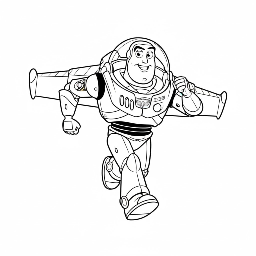 Tekenen Buzz Lightyear 6