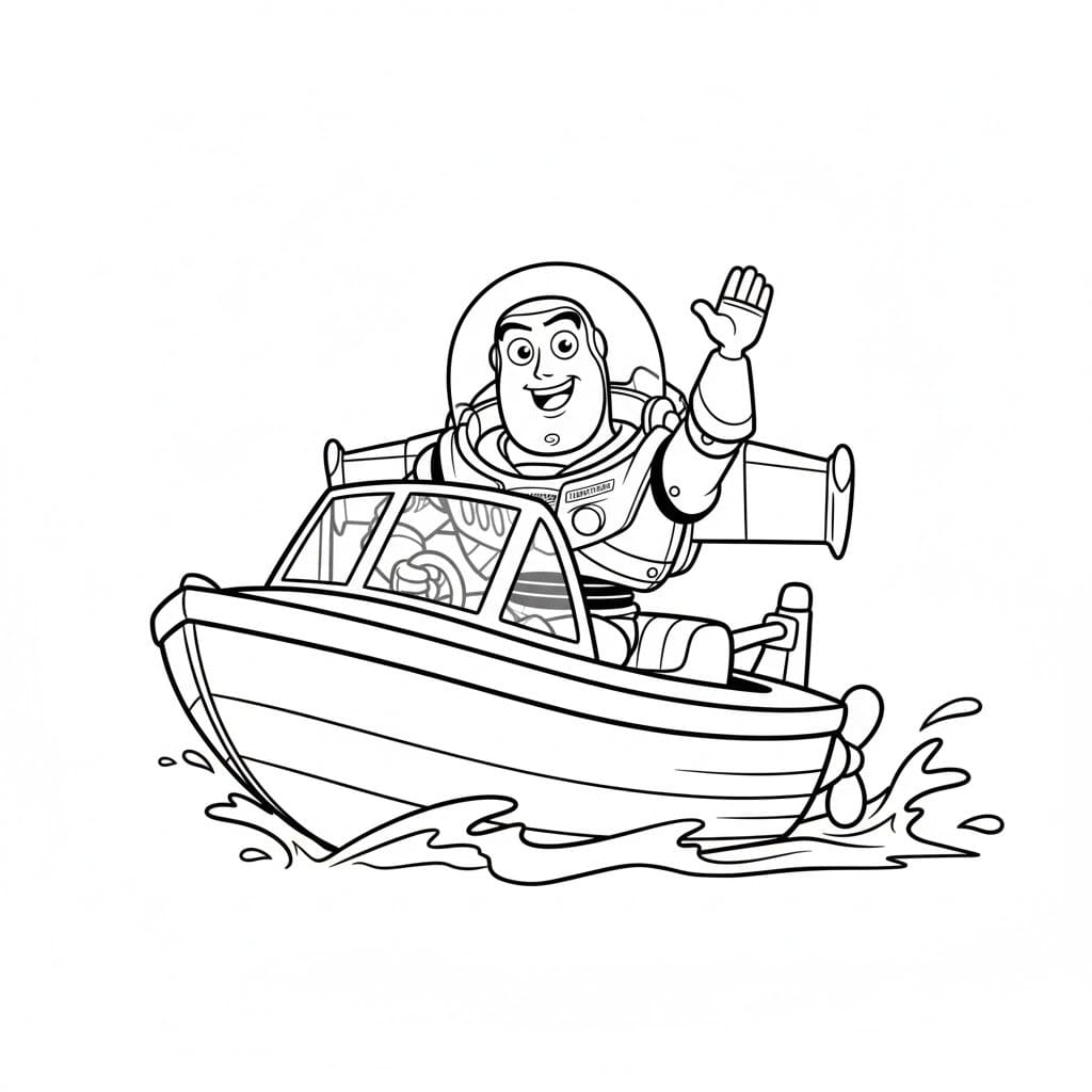 Tekenen Buzz Lightyear eenvoudig