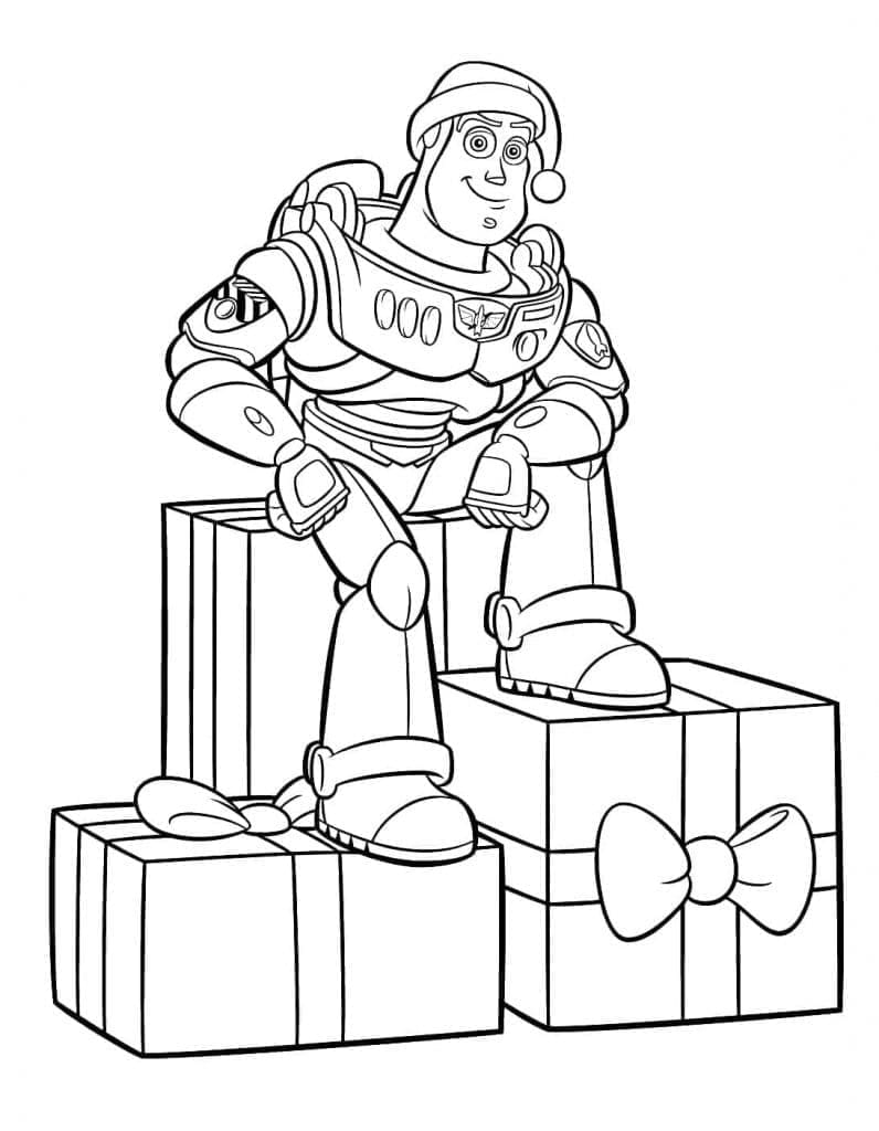 Tekenen Buzz Lightyear gratis basis