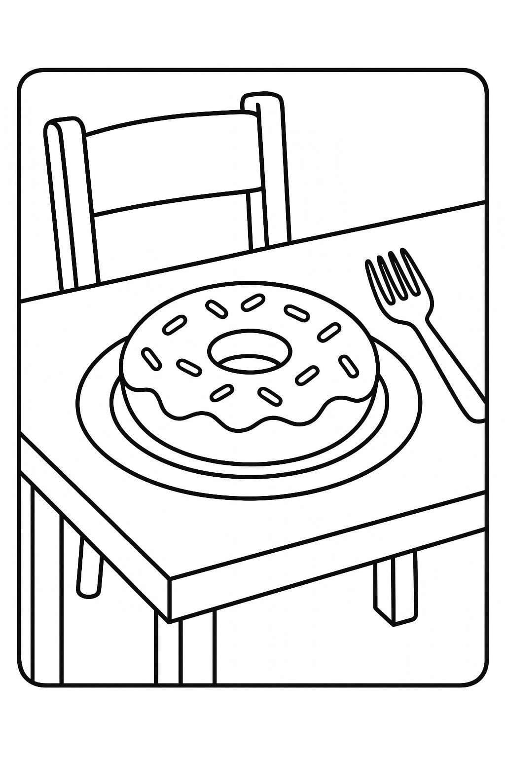 Tekenen Donut eenvoudig Tekenen Donut eenvoudig