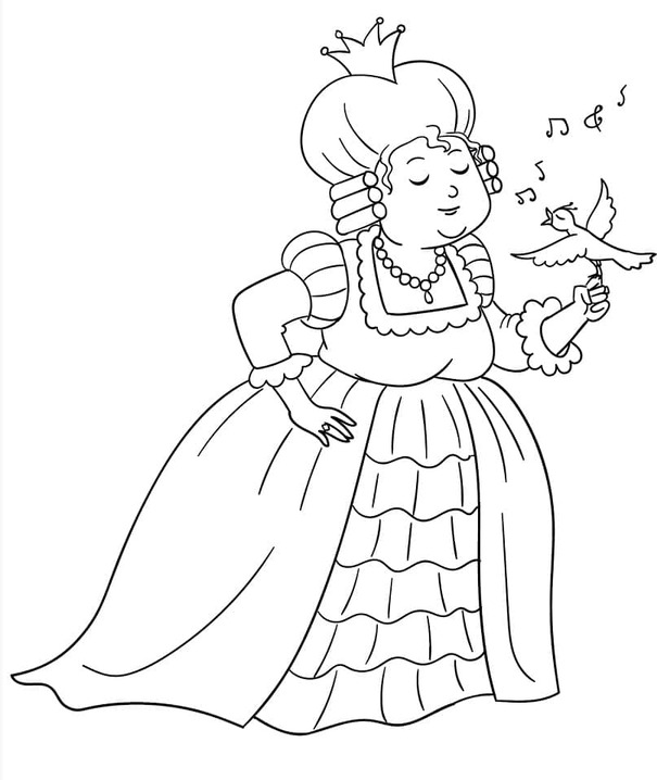 Tekenen Koningin basis Tekenen Koningin basis