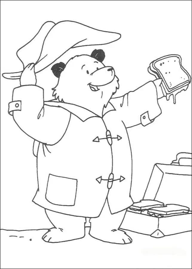 Tekenen Paddington afdrukbaar voor kinderen