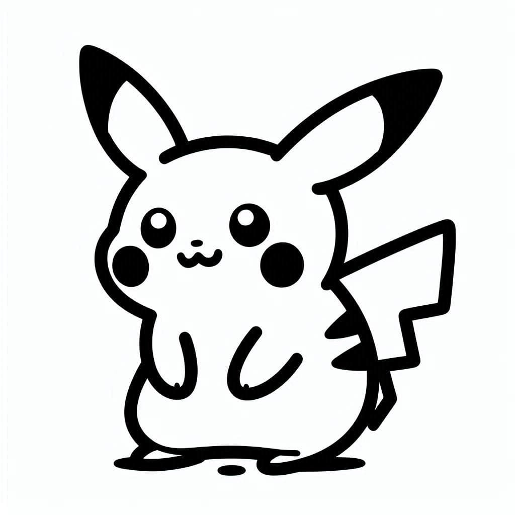 Tekenen Pikachu 1