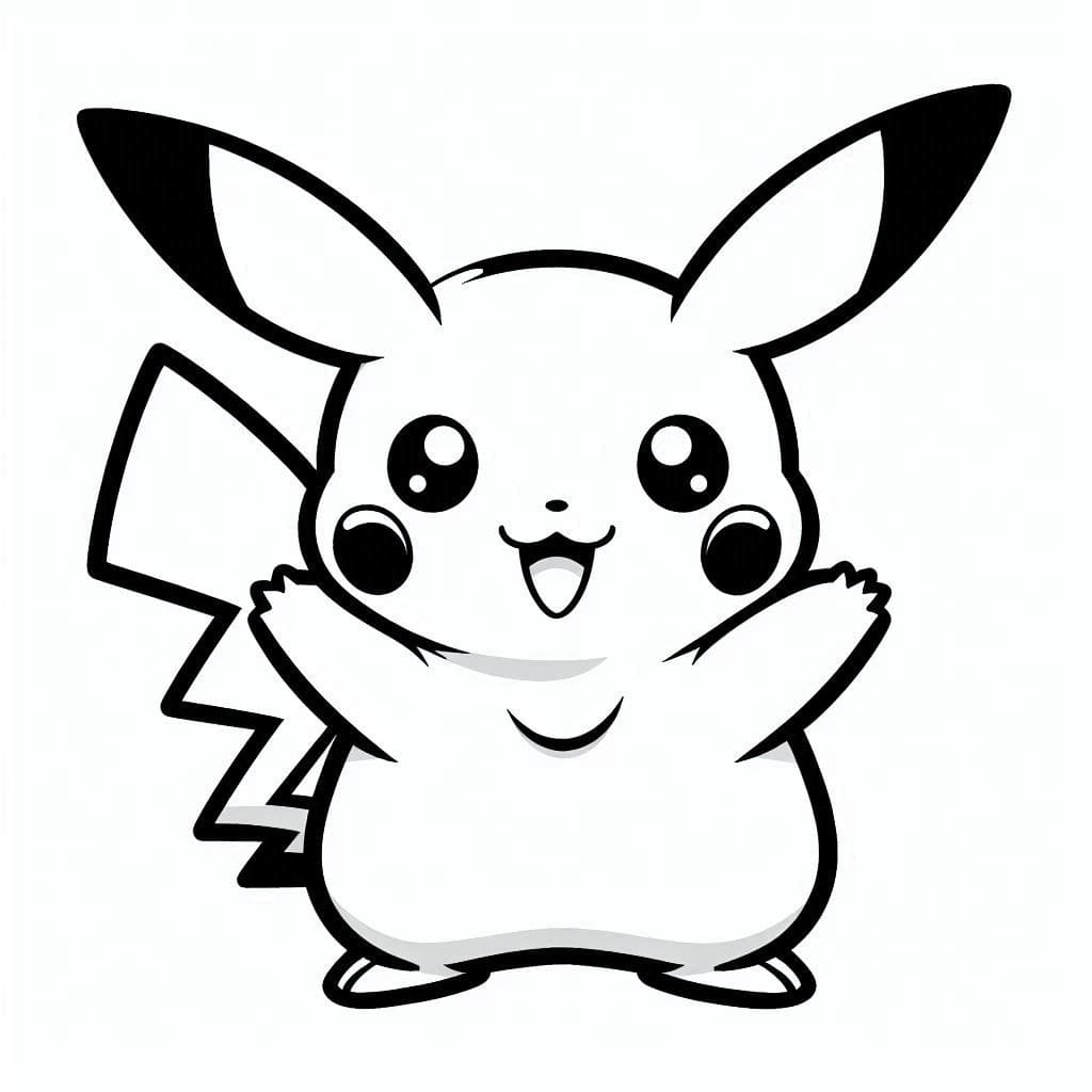 Tekenen Pikachu 4