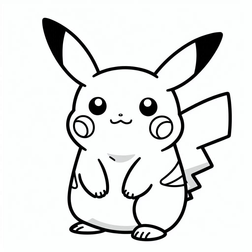Tekenen Pikachu 6