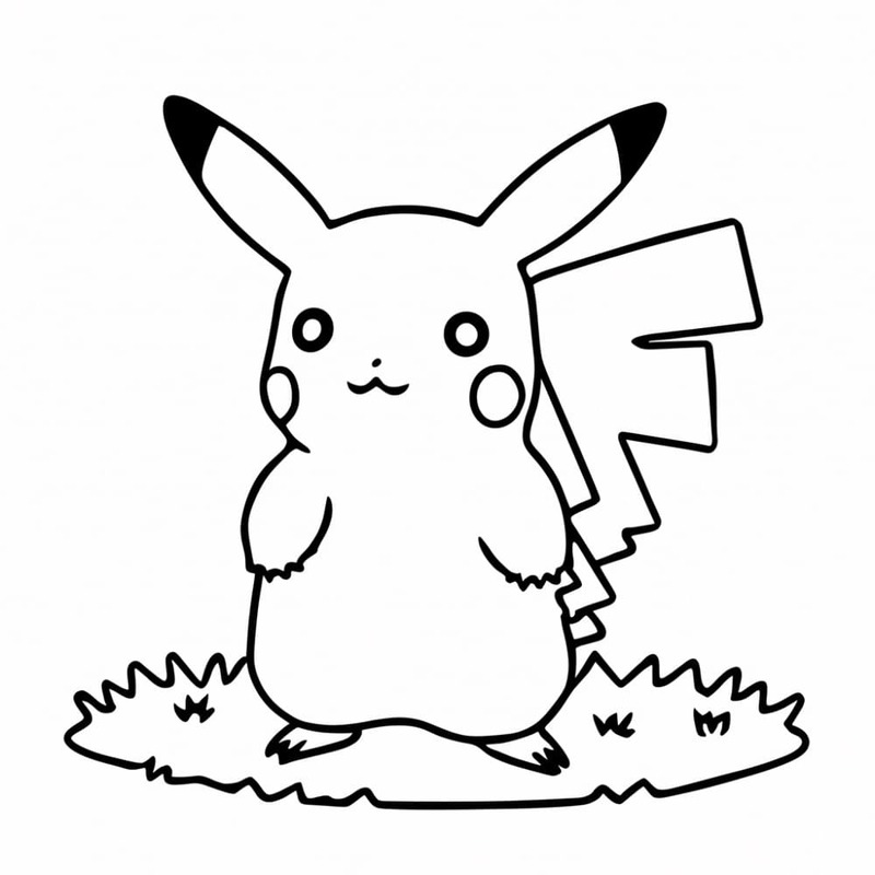 Tekenen Pikachu 7