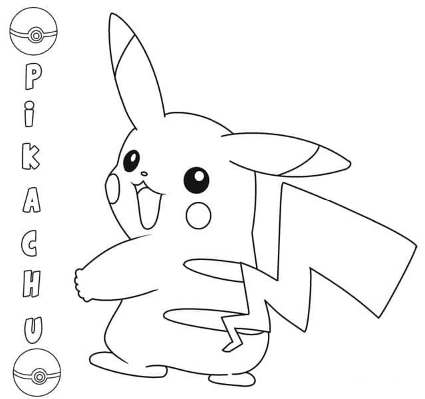 Tekenen Pokémon Pikachu