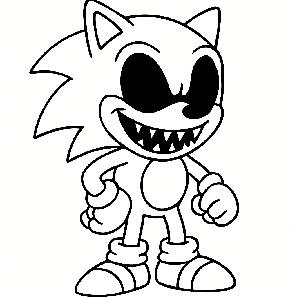 Tekenen Sonic Exe 1