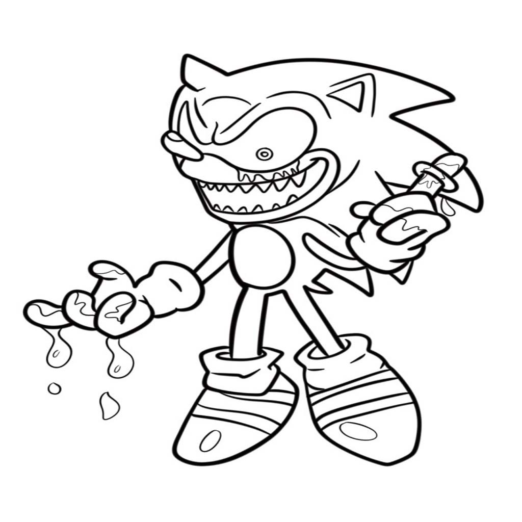 Tekenen Sonic Exe 2