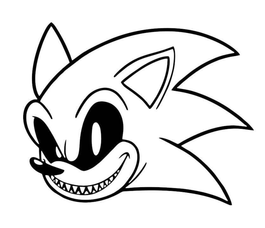 Tekenen Sonic Exe gezicht