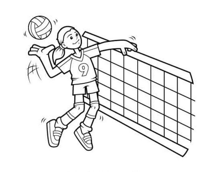 Tekenen Volleybal basis Tekenen Volleybal basis