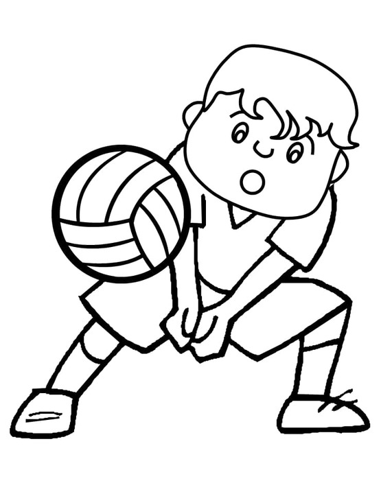 Tekenen Volleybal eenvoudig Tekenen Volleybal eenvoudig