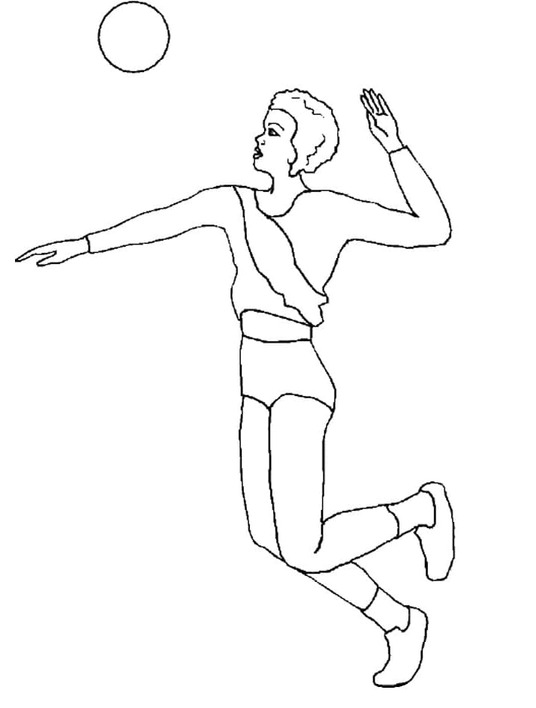 Tekenen Volleybal simpel Tekenen Volleybal simpel