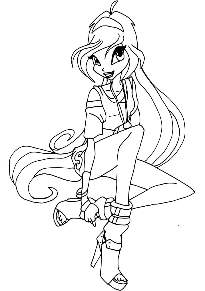 Tekenen Winx Club gratis
