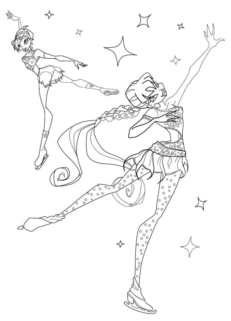 Tekenen Winx Club voor kinderen