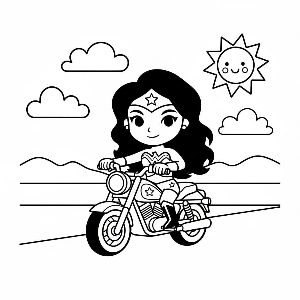 Tekenen Wonder Woman 2