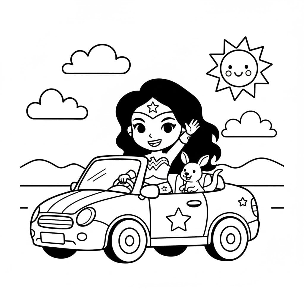 Tekenen Wonder Woman 3