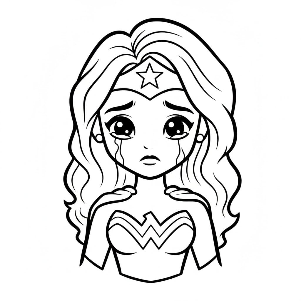Tekenen Wonder Woman basis