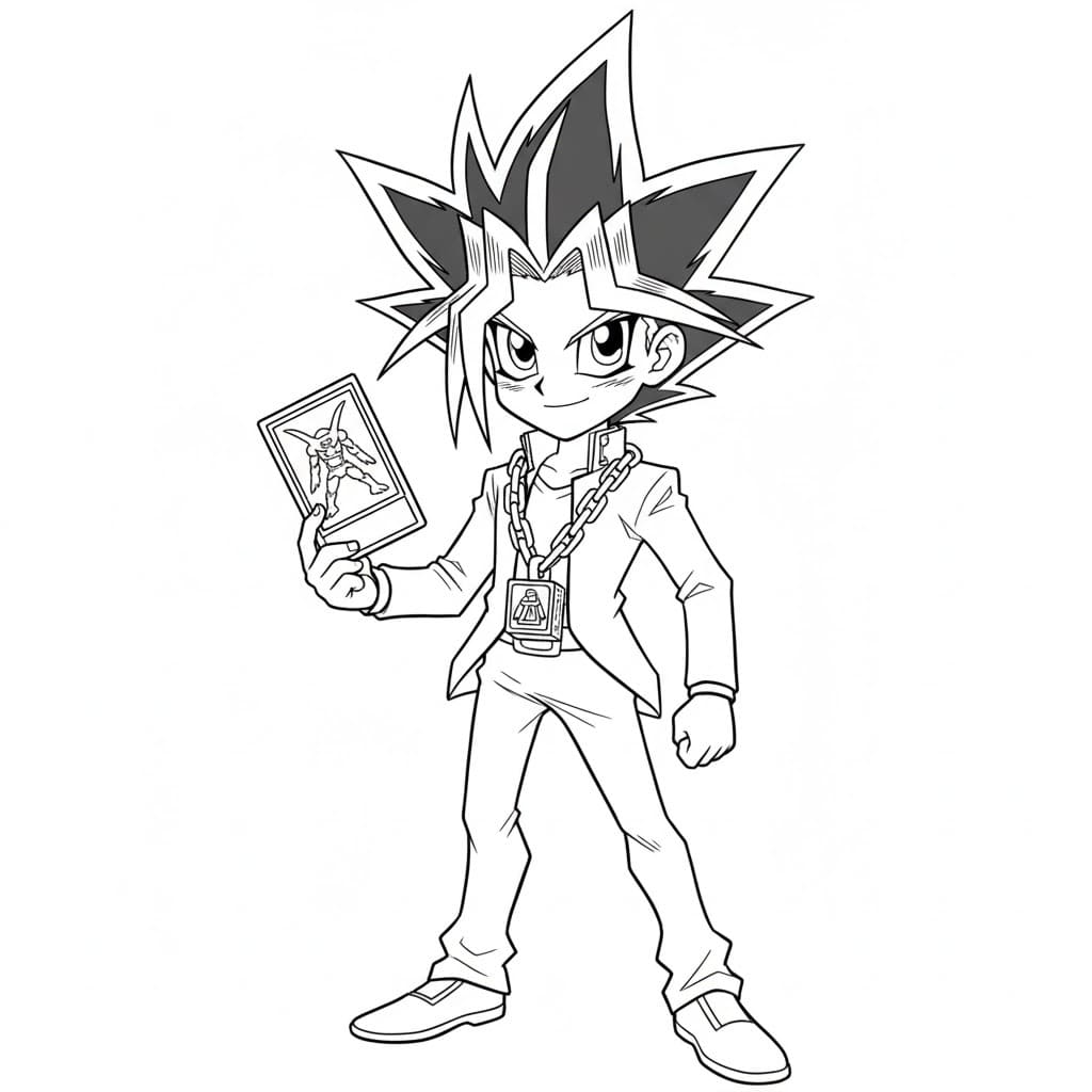 Tekenen Yu Gi Oh gratis eenvoudig