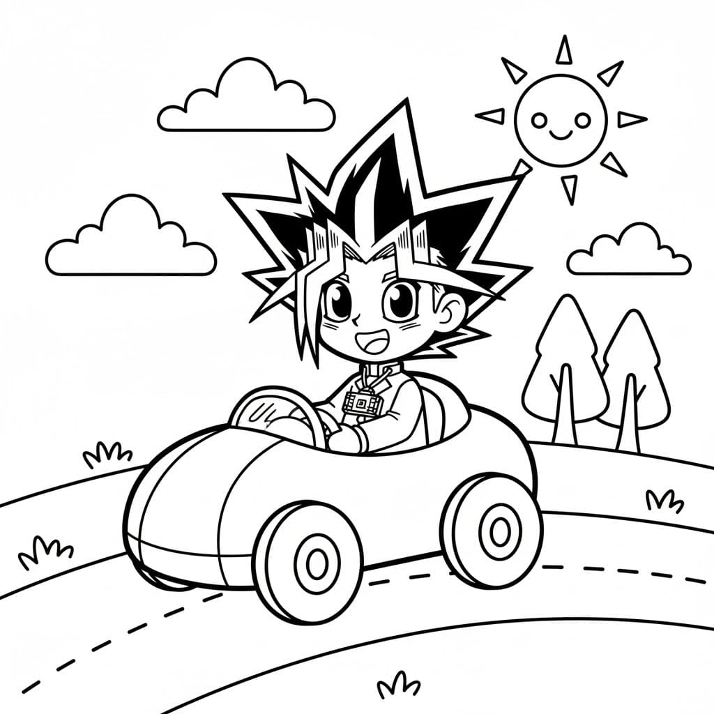 Tekenen Yu Gi Oh gratis simpel