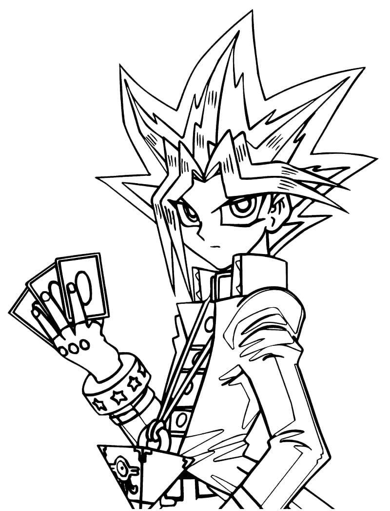 Tekenen Yu Gi Oh gratis voor kinderen