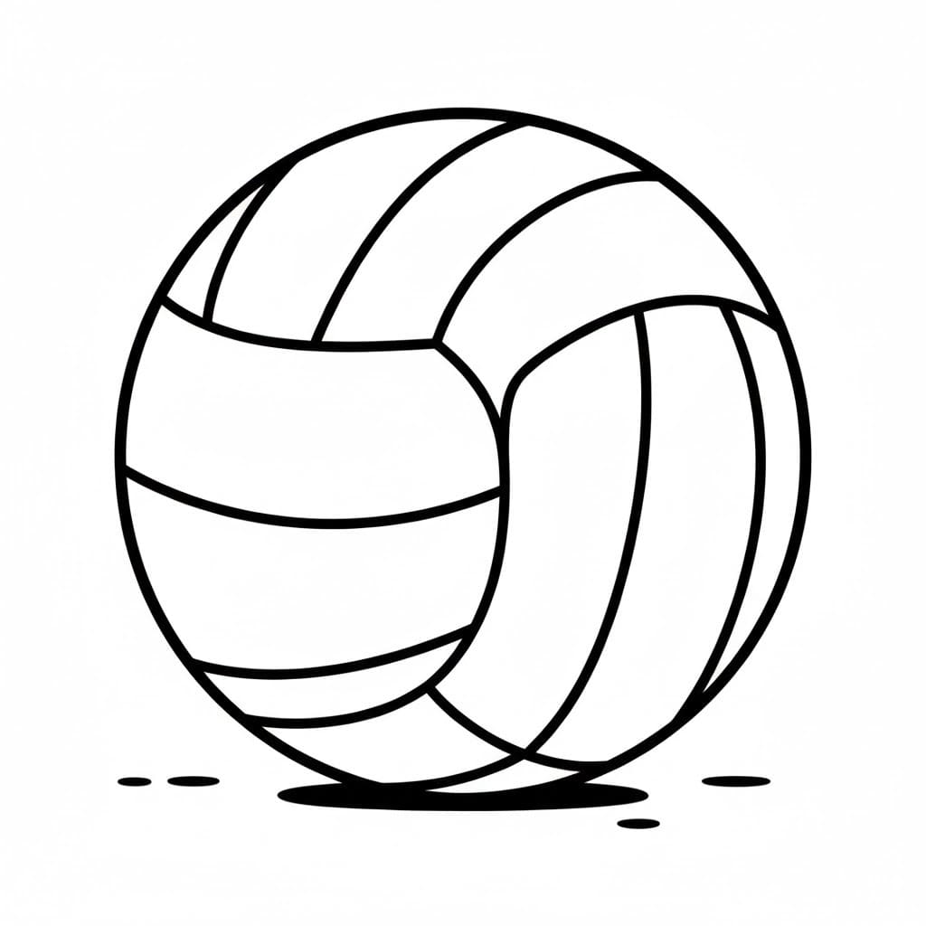Volleybal gratis afdrukbaar Volleybal gratis afdrukbaar