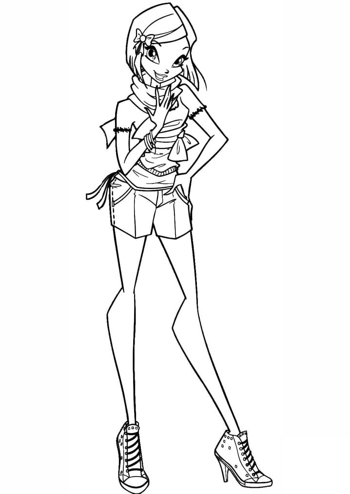 Winx Club afdrukbaar basis