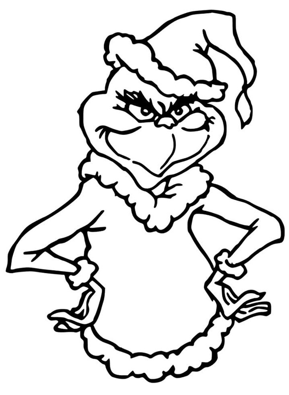 Grinch afdrukbaar voor kinderen