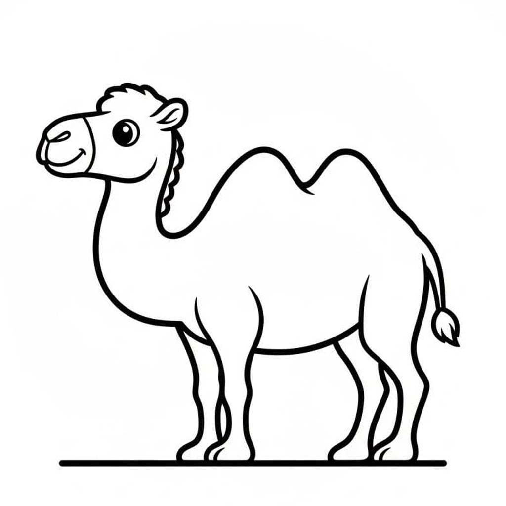 Kameel afdrukbaar