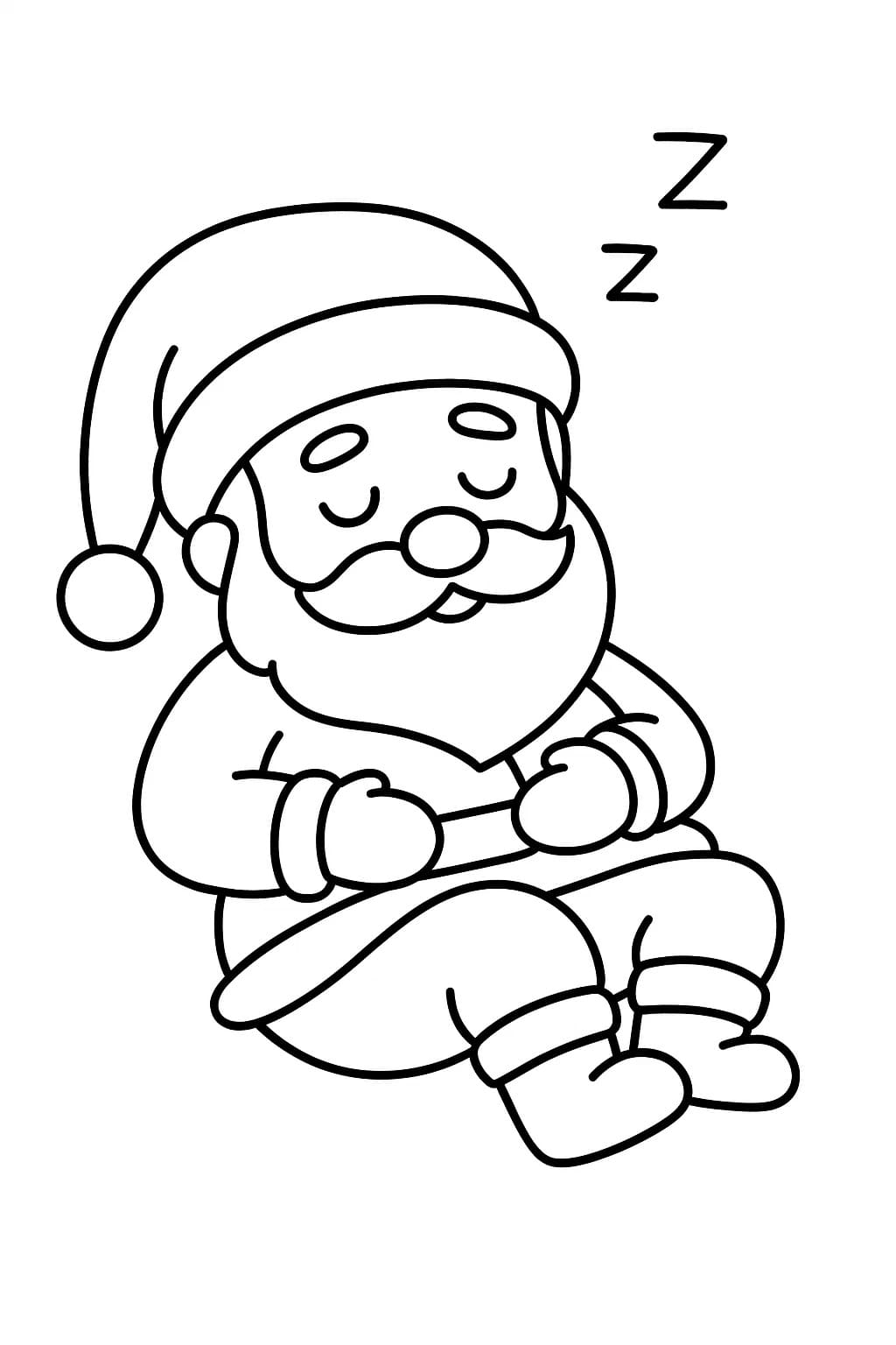 Kerstman gratis eenvoudig