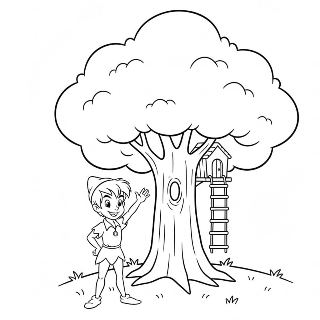 Peter Pan afdrukbaar basis