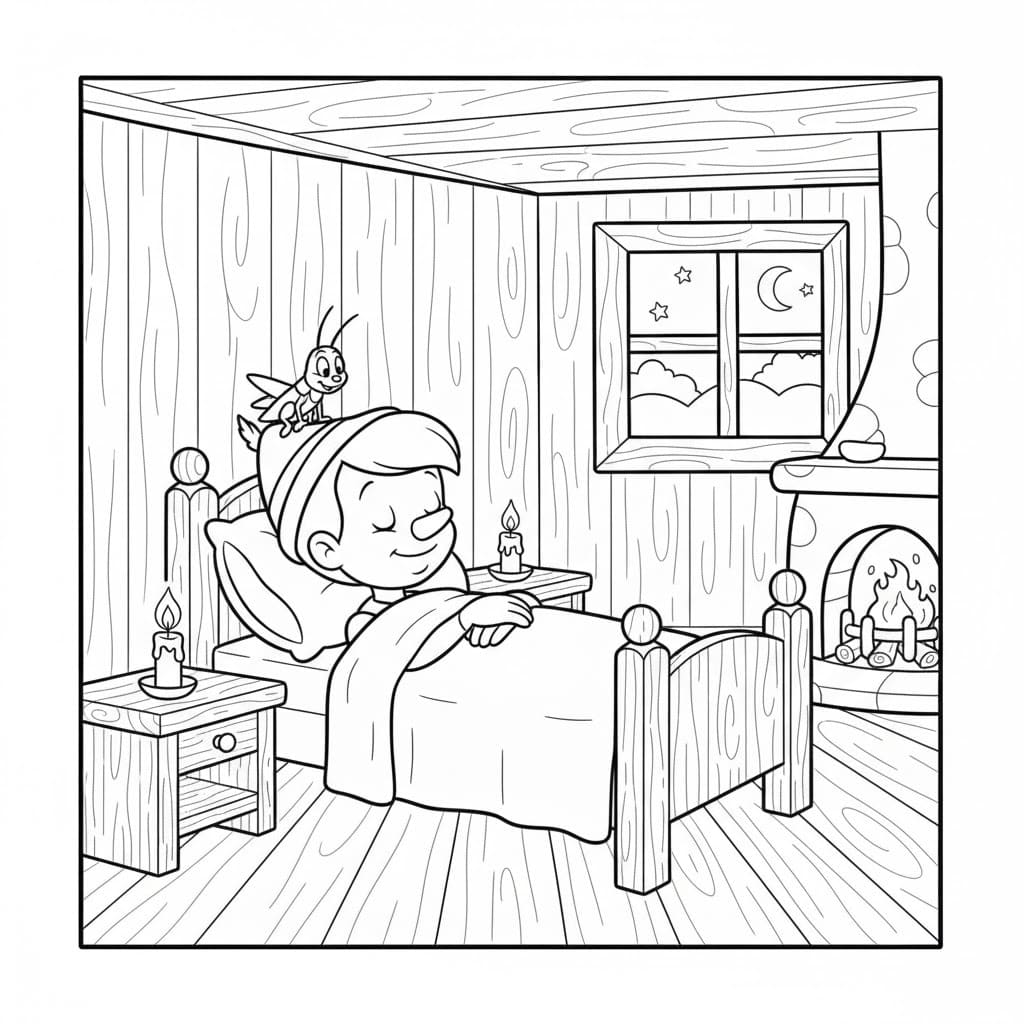 Pinokkio gratis afdrukbaar