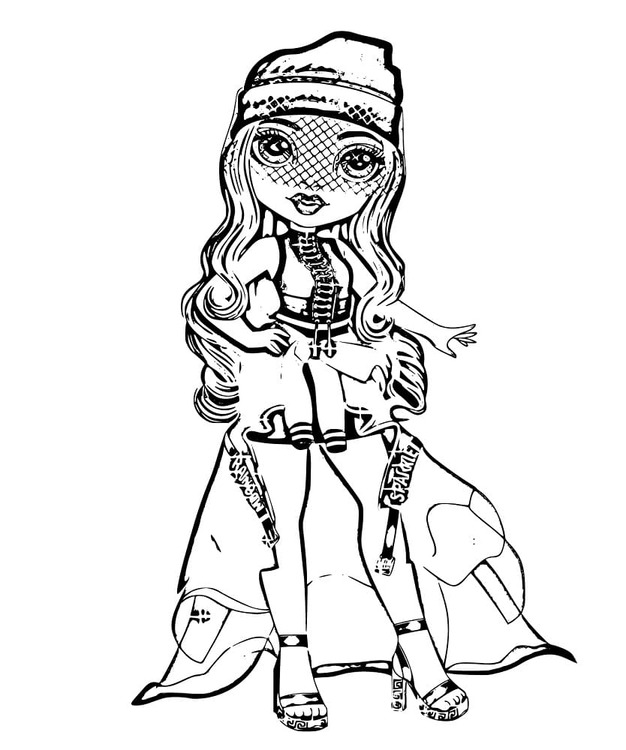 Rainbow High afdrukbaar basis