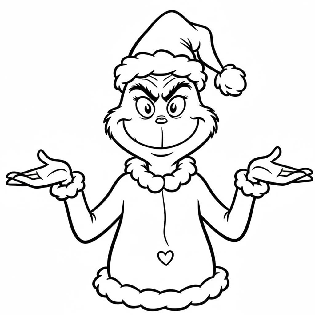 Tekenen Grinch 4