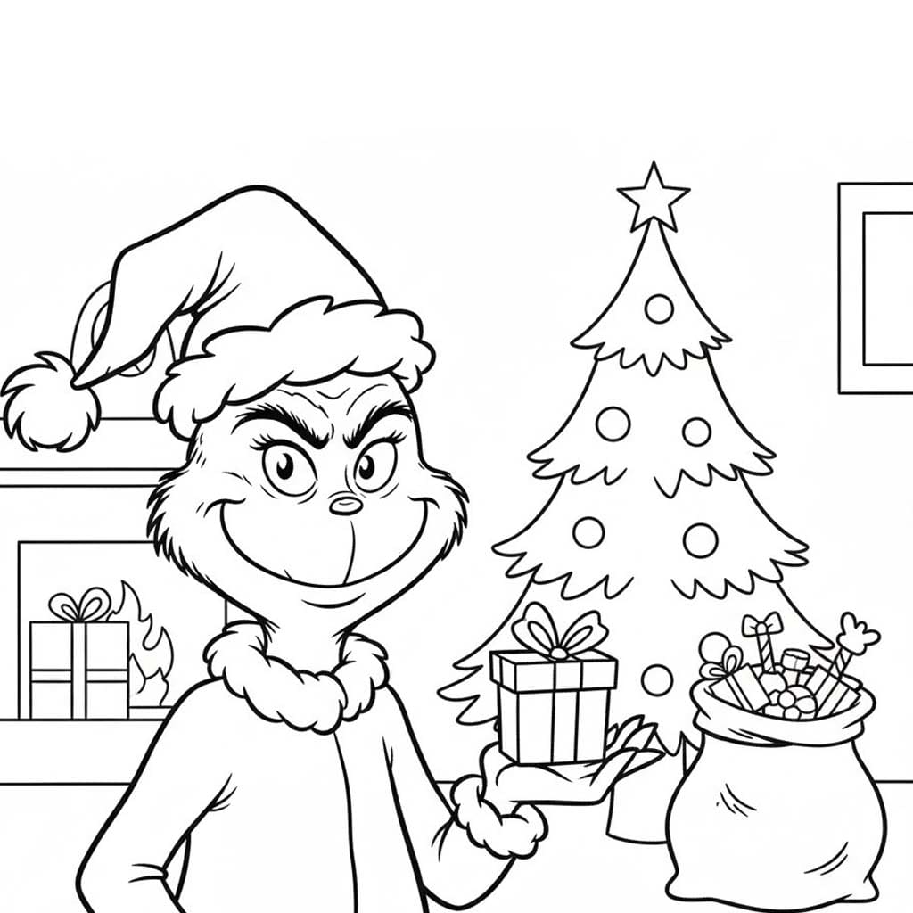 Tekenen Grinch 6