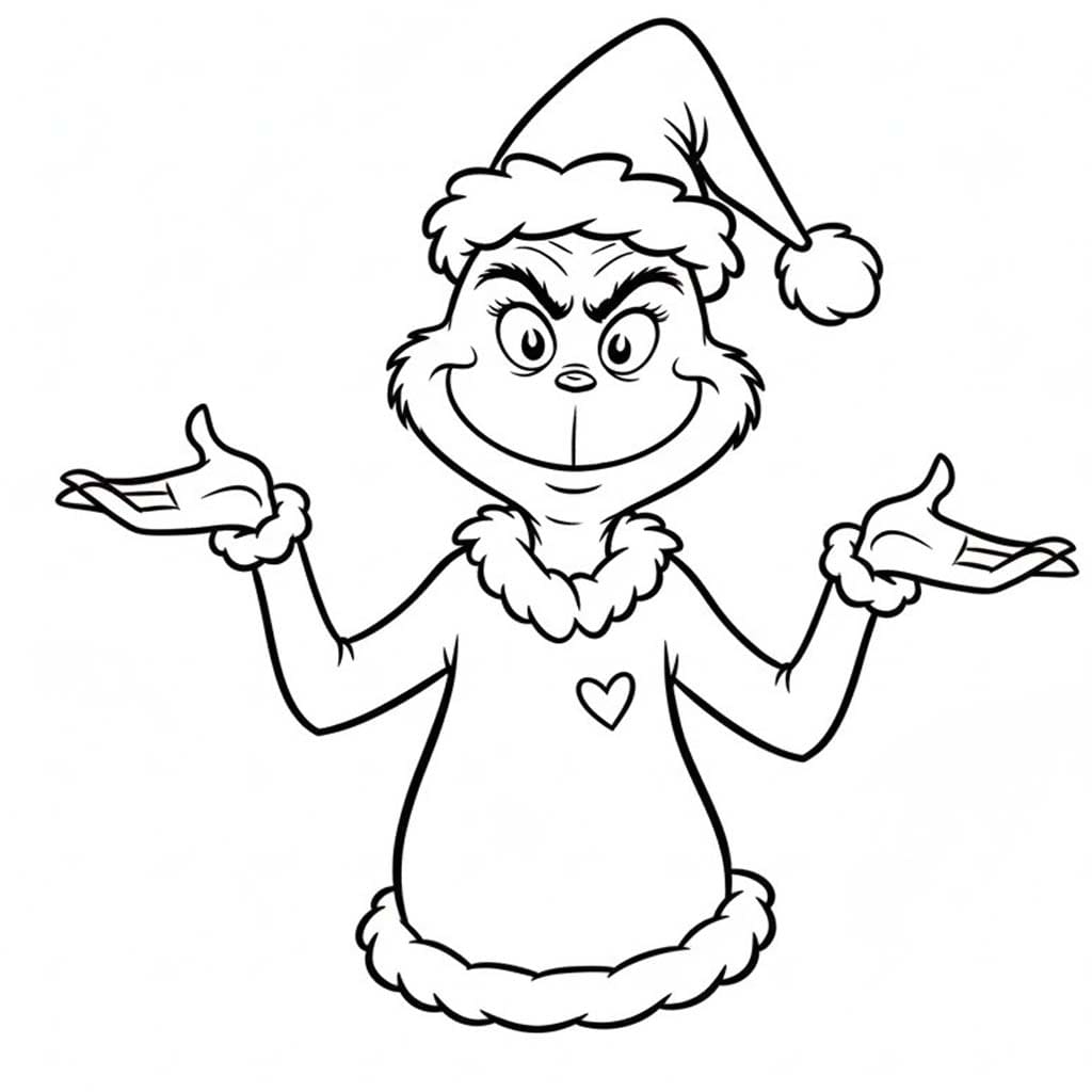 Tekenen Grinch 7