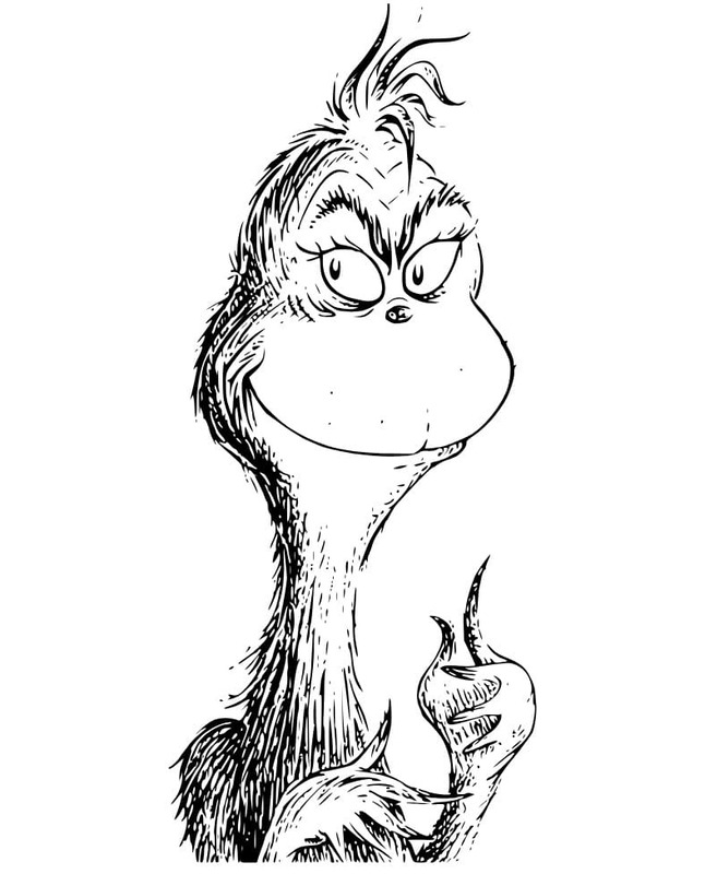 Tekenen Grinch basis