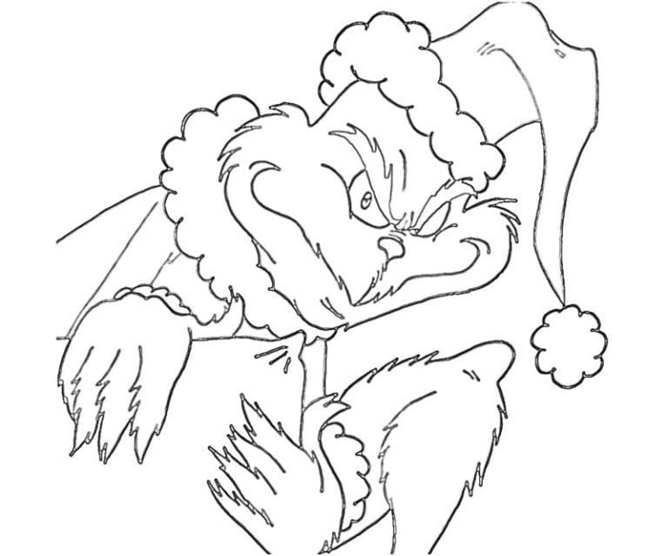 Tekenen Grinch eenvoudig